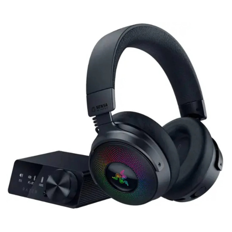 Razer Kraken V4 Pro Wireless Gaming Headset - Black - سماعة